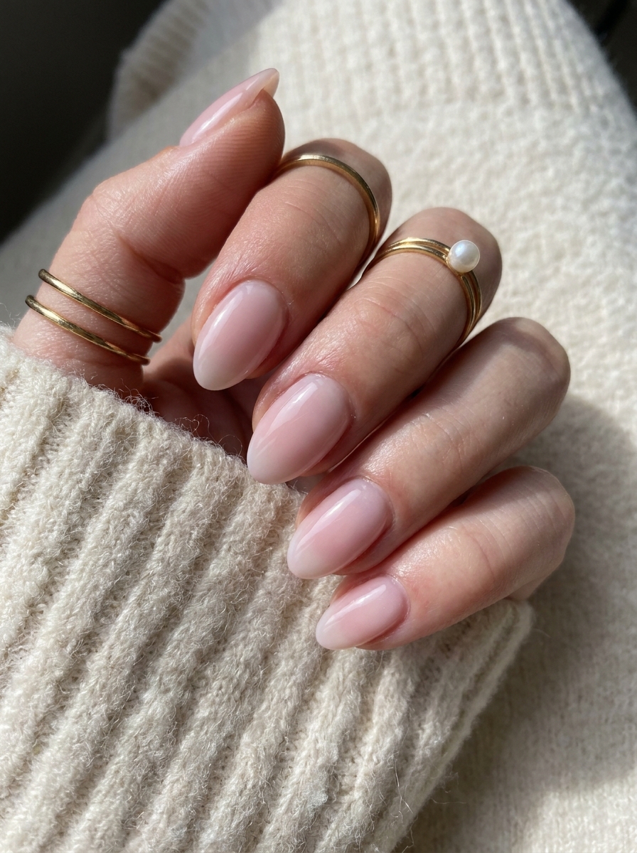 Milky Pink Gel Nägel als Gel Nägel Sommer Inspiration 2026